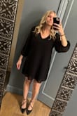 Super cute! I need to lose some weight but this dress didn't tell my secret! - Lori K.