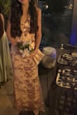 This was a beautiful dress although I did have it professionally sized for my daughter because she's really XXS but had to buy XS. - Denise G.