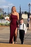 I bought this dress for my 16-year-old who has an athletic build. I was worried because I wouldn't have time for a new size or alterations and I was not disappointed. She looked beautiful. The dress fit perfectly and looked stunning. Thank you so much - Shawn L.