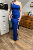 Loved this dress so much. Perfect size and stretch that I wanted I just didn't enjoy the color on my skin tone so that was the only reason for the 4 stars. Otherwise, this dress is perfect. My Lulus size said to go with a small but I went with xs to have a little bit more fitting look and it was great. Don't feel like I can't breathe and still have great flexibility in it for dancing and stuff! - Gabrielle G.