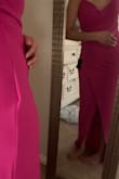 Cute dress, I like the style and color, unfortunately, the quality is not good since the right side wasn't sewn correctly. Too bad I had to return it. - Clara D.