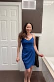 I LOVE everything about this dress! It fits like a glove, the royal blue is vibrant and I just feel amazing in it. Great quality! - Martha T.