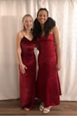 This dress was beautiful, perfect for a winter formal. The slit went high while walking, but that wasn't much of a problem, loved it! - Kayla D.