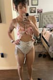 This is my first ever "1-piece" bathing suit purchase and I loved it. I was worried about it being too tight but it fit perfectly - Ashley C.