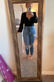 Girls. You need this! It is a little short from shoulders to buttons but that is the only flaw. It's flattering, not too hot not too thin, super sweet and flirty. I felt amazing in this top and would recommend to anyone heading to brunch or a night out! - Maresa M.