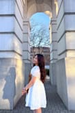 decided to wear this for my graduation and it's the best decision ever! fits great, looks special while being casual!! - Mia N.