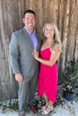 I received SO many compliments on both the color and cut of this dress. The only negative about the dress is that there isn't much room in the bust or stretch. I had to reposition the girls a couple of times in order to make sure they didn't look smashed in there. - Catherine B.