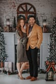 This was SUPER comfy. The fabric was soft which is hard to find when you buy shimmery fabrics. I got many compliments on this dress it was so flattering. I was able to wear this all Christmas season and some extra date nights through the winter. - Melissa K.