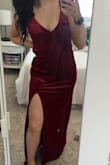 Love this Dress!!!! Got a medium and exchanged for a small. The small fits great and the material is gorgeous! - Bella M.