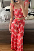 The fit is perfect, and so is the length! It's hard to find long enough skirts because I am tall but I've always had great luck with Lulus without having to size up. Can't wait to wear it for my brother in law's summer wedding! - Aimee W.
