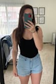 I wasn't sure if I was going to like this as I find most tank top style tops feel too tight and clingy for my liking. However, this was light and comfortable, and didn't feel like it was stuck to my skin. I absolutely loved the fit! - Atena B.