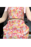 I wanted to love this dress, it just didn't fit right. As a curvy girl, I thought it would be perfect since it looks like the waist is tiny and the hips are roomy. But the pockets poof out and make your hips look WAY bigger than they are. I loved the thick material because it hides any lines or bulges. Such a bummer!!! - Olivia J.