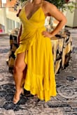 I loved the dress. I wore it to a wedding in Puerto Rico. I bought a L but it fit tight right below the boob area, which was weird. A size up would have been too big, though. This is the 2nd dress from Lulu's that I purchase that has this issue. - Tiffany G.
