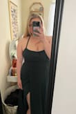Fits well and is very comfortable, & cute! It's a little long but an easy fix. - Ashley F.