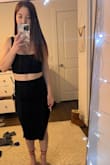 Has amazing material and is super flattering. I believe that it will look flattering on every body shape. My only complaint is that I wish I got it in every color!!! - Ali K.