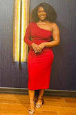 Loved this dress but the zipper kept getting stuck on the inner lining other than that really accentuates your curves! - Debbie M.