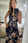 I wore this dress to my friend's wedding and I loved it. It fit perfectly and it was comfortable. Can't wait to wear it again! - Francesca D.