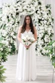 This dress is perfect. I wore it in white as my wedding dress and loved it so much, I bought in in blush so I can wear it again. It fit like a glove, I just needed to have a couple inches removed from the length - Hannah A.