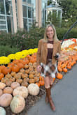 Super cute top! Great for layering. The brown is pretty for the fall! - Kelly P.