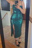 My favorite lulus purchase ever! It's a little roomy but honestly that just makes it more comfortable. It's still very sexy and unique :) - Stephanie W.