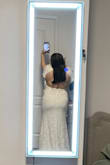 I really liked this dress. I just felt that since I was so short the alterations needed were going to be too much. Wish they had a petite size! - Azalie G.