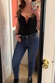 I really wanted to love this bodysuit, but after washing one time, the wire poked through the top. I washed per the directions and hung to dry. Very disappointed. I did receive a lot of compliments and it made me feel sexy and confident. A great piece to dress up/down. I bought in black first (photo of black) and I hope I don't have the same issue! - Carlie S.