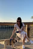 This dress has a great fit! Love the way it looks, and it's very comfortable. - Maria E.