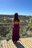 I got lots of compliments on this dress!! It will be too long if you are 5' 2", even with 4-5 inch heels. I had it hemmed, so plan ahead and consider extra costs. - Vanessa M.