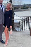 I bought this dress for a wedding and received many complete! I ordered the XS and it fit perfectly and was just the right size. The one shoulder was gorgeous and made it look very classy. The dress hugged my body without being too tight or too loose, which I was very happy with. I would definitely recommend!! - Daria S.