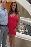 I have a mom pooch and so I don't usually wear bodycon dresses, but this one is so flattering! - Jennifer M.
