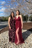 Wore this dress for a ball and loved it! The velvet was soft and the layers were cute. I'm small-chested but this dress flattered that. I got it hemmed at the bottom (short ppl probs lol) and it was perfect. Def recommend! - Lauren R.