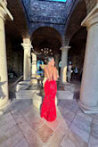 The dress fits perfectly and looks amazing on. Nothing but compliments. - Mimi M.
