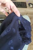 I wore this dress to a wedding. It was brought to my attention that I had a huge rip under the right arm. When I got home and took the dress off, not only was the right sleeve half off, but so was the left sleeve. I also had a huge rip in the left side of the bodice. This dress is either horribly made or I received a lemon. I sent an email to customer service. Let's see if they do what is right and refund my money. There is no way to repair this dress. See pictures. - Cathy F.