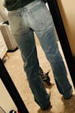 These jeans are so flattering. I am so out of my comfort zone wearing jeans this style.. and DAZE denim has the best dad jeans. I love them! I feel they're true to size. I usually wear a 25 in DAZE but I did order the 24 because I wanted them a little more snug in the thigh. - Danielle M.