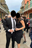 I absolutely loved this dress for the wedding I attended! I usually struggle with having the tops of dresses fit well since I have a smaller bust but the medium was perfect! I just wore fashion tape since it was a little cold out but the fabric is thick enough to wear without anything! - Lauren D.