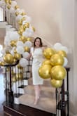 I bought this dress for my courthouse wedding next year! The quality of the dress is great! I love the open back. I will definitely have to wear nude underwear or white and get it hemmed since I'm short. Can't wait! - Lucia A.