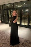 I wore this dress to a family wedding & was loaded up with compliments! I loved how it made my bust look & the sleeves kept the airflow throughout the night coming in and out so I wasn't burning up (only on the dance floor). - Delaney S.