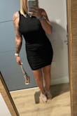This is the perfect LBD to add to your collection. It hugs in all the right places. Comfy and cute. I absolutely love it. I'm short and curvy and the medium fit perfect. - Robyn P.