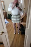 I love this skirt.  I actually bought 3 similar skirts from Lulus and love them all.  They show off my legs.  I wear them with heels, boots or booties.  Just ordered a leather mini and two dresses.  Can't wait to get them - Alyssa T.