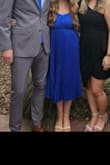 I wore this to a wedding & got SO many compliments on this dress! It was comfortable & airy for a Florida wedding. The "cup" area in the bust is very short. - Maura G.