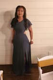 Dress is so pretty. Emerald green is a beautiful color. Wore to a reception and got lots of compliments...It is so classy and stylish l will always use Lulus as my first option for that special occasion dress. Thanks, Lulus..this dress is well-made and highly recommended. Love love love my first Lulus dress!! - Donnet G.