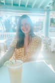 So cute. It does cut very low but nothing boob tape didn't fix if you're smaller chested. Also sleeves are a little tight. Overall, really liked the dress. - Melissa S.