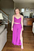 This is the outfit that finally made me go against my better judgment and order something from the Lulus Facebook ad. I was worried about the quality because well you know, Facebook. I'm so glad I got this!! This outfit is adorable and I cannot wait to wear it when it warms up outside. Bring on summer!!!! - Mollie O.