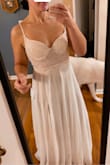 The beading was really pretty on this dress but it doesn't photograph well. Some other reviews mentioned it looked like a bra/nightgown and I agree. - Whitney C.