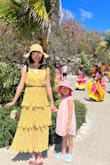 I really like the design of the dress. It very unique and not going to find another similar dress in crowd.  Great for beach and other vacations. - Alice Z.
