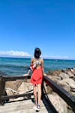 I love buying dresses for Lulus.  Great dress for as expected.  Nice design on the back! - Alice Z.