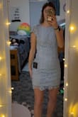 I absolutely love this dress! I'm going to wear it for graduation. The color is beautiful and it's soft and comfortable to wear! Highly suggest getting this dress! - Grace N.