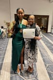 Meagan received her award in this dress.I would love to share the video with you.
Marisa 
Msbeharry@optonline.net - Marisa B.