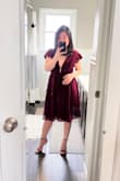 There were a mixed reviews on this dress but since i like the design i gave it a shot I ordered an XS size but it's very tight in the waist area so i had to exchanged it for S and it was super easy to do that. The S fits me but since I'm short it was too long in the shoulder and kept falling off so i had to get it altered also the dress code for the my friend's wedding is cocktail so i had told the tailor i want it short below the knee as well. To make the story short the dress was everything imagine! It was perfect and I couldn't wait to wear it on the wedding. I hope they make a cocktail version of this dress that would've been perfect! - Angelique M.