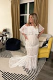I really love my dress!!! I bought it for our Wedding Anniversary ( 40th Years!!!) and I'm so happy!!! Fits so well!!! Being able to celebrate 40 years of marriage wearing a dress that makes you feel like walking down the hallway for the first time with the man that you chose 40 years ago, this is a blessing!!! I don't have the pics for the day yet, but I'm using the one when I was trying it!! Thanks Lulus for my Dress!!! - Lilia F.